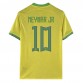 Brasil 2023/2024 Neymar JR 10 Hjemme Landslagsdrakt Kortermet